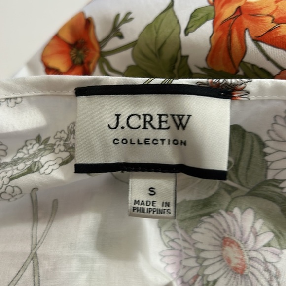 J.CREW COLLECTION NWT HALTER TOO IN RATTI TROPICAL FLORAL 💯 COTTON SZ S - Picture 11 of 16